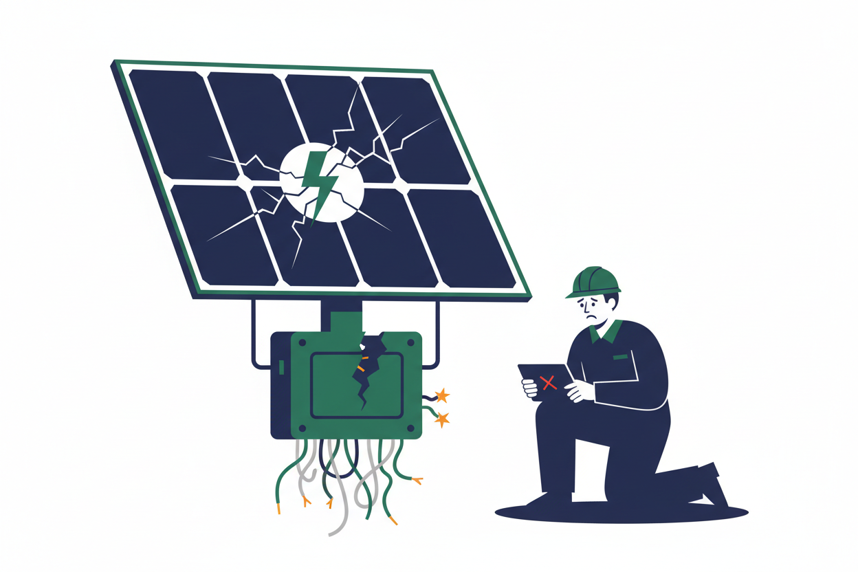 PROBLEMA: IMPIANTO SOLARE VECCHIO E ROTTO